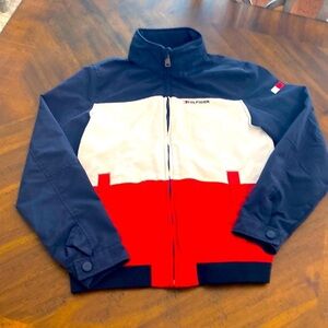 Tommy Hilfiger boys X-Large jacket with hidden hood like new condition
